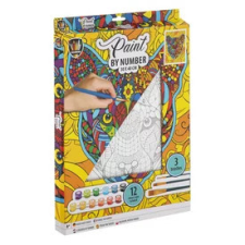  Fess számok szerint, 30x40 cm, tigris, 12 festék kreatív és készségfejlesztő