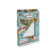  Fess számok szerint, 30x40 cm, zsiráf, 12 festékkel kreatív és készségfejlesztő