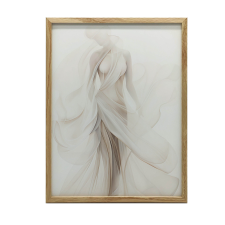 FESTÉS VÁSZRA KERET NÉLKÜLI NŐI FORMA finomsága 50x70 CM grafika, keretezett kép