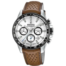  Festina Timeless Chronograph férfi karóra, 44 mm, 10 ATM, acél karóra