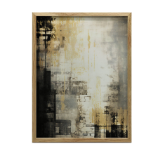  FESTMÉNY VÁSZONRA KORTÁRS VÁSZON ARANY KLÍMA 50x70 CM grafika, keretezett kép