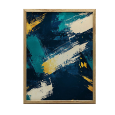 FESTMÉNY VÁSZONRA MŰVÉSZI RITMUS MODERN NAGY NAPPALI 40x50 CM grafika, keretezett kép