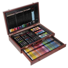  Festő rajzoló készlet - 143 db-os színes ceruza