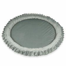  Fészek játszószőnyeg 120 cm - velvet  középszürke játszószőnyeg