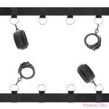 Fetish Submissive Fetish Submissive Luxury ágyhoz kötöző szett bilincs, kötöző