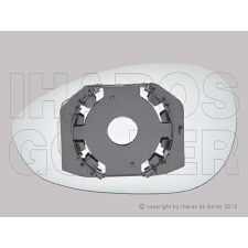  Fiat 500 2007.07.01-2015.06.30 Tükörlap cserélhető jobb, domború (04GW) visszapillantó tükör lap