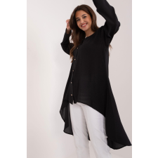 FiatalDivat Aszimmetrikus ingruha díszgombokkal, 50617 fekete modell blúz