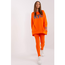 FiatalDivat Atlétaruha NYC model 83032 orange felirattal női edzőruha