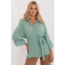 FiatalDivat Ing blúz övvel a deréknál, 69879-es modell, kivi színben