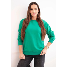 FiatalDivat Kapucni nélküli pamut pulóver HIT03 világoszöld