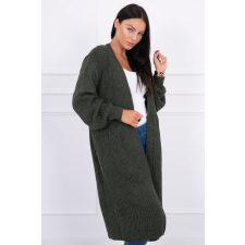 FiatalDivat Kardigán kötött szvetter modell 2019-2 kaki szín női pulóver, kardigán