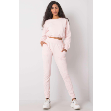 FiatalDivat Laila tréningruha szett crop-top pulóver púder rózsaszínnel női edzőruha