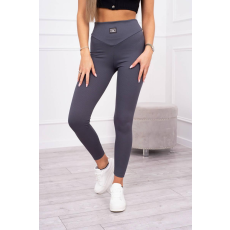 FiatalDivat Leggings bordázott anyagból 9429 grafit