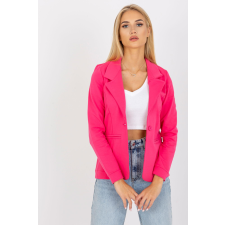 FiatalDivat Pamut kabát gombos záródású modell 03412 neon rózsaszín női dzseki, kabát