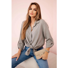 FiatalDivat Pamut muszlin ing modell ART208 cappuccino színű