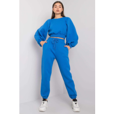FiatalDivat Royal Blue Constanca Crop Top tréningruha szett