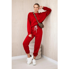 FiatalDivat Viskóz tréningruha modell 7065P piros női edzőruha