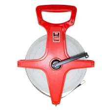  Fiber szalag rulett, 100 m, nyéllel, Beorol mérőműszer