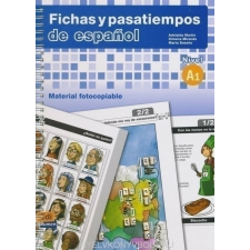  FICHAS Y PASATIEMPOS DE ESPANOL A1 nyelvkönyv, szótár