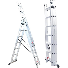 Fieldmann FZZ 4307, háromrészes 3 × 7 létra és állvány