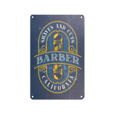 Fifo Barber Dekorációs fémtábla B076 üzletberendezés, dekoráció