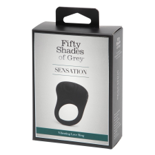 Fifty Shades of Grey A szürke ötven árnyalata - Sensation akkus vibrációs péniszgyűrű (fekete) péniszgyűrű