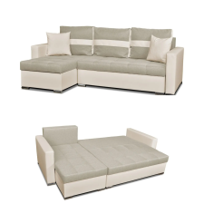  Figo Sarokkanapé Ágy Sarok Alvási Funkcióval Family Furniture Bézs bútor