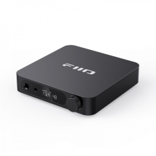 FiiO K11 asztali DAC erősítővel, fekete fejhallgató erősítő