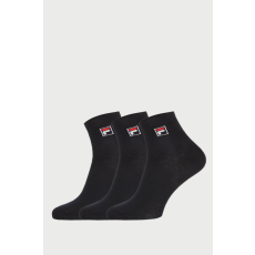Fila fekete bokazokni, 3 pár egy csomagban