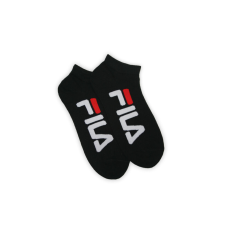 Fila Fila unisex feliratos titokzokni - 2 pár/csomag - pamut titokzokni - fekete - 43-46