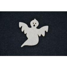  Filc szellem 5,5 cm - fehér színben dekorációs kellék