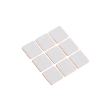 Filcalátét öntapadós 25 mm x 25 mm 9 darab fehér bútor
