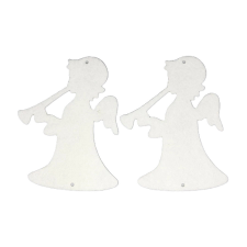  Filcfigura - Angyal nagy 2 db/csomag (Ablakdísz készítéshez) dekorációs kellék