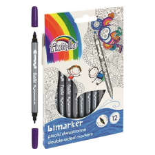 Filctoll FIORELLO kétvégű 12 db-os filctoll, marker