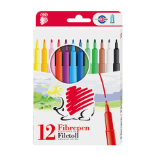 Filctoll ICO Süni 300 12 db/készlet papírdobozos filctoll, marker