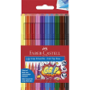  Filctoll készlet, háromszögletű, FABER-CASTELL "Grip", 10 különböző szín