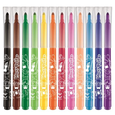 Filctoll készlet, mosható, MAPED "Harry Potter Kids", 12 különböző szín filctoll, marker