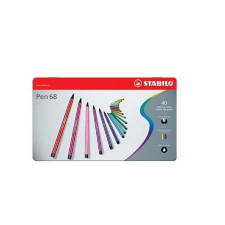 Filctoll STABILO Pen 68 40db-os készlet fém dobozban toll