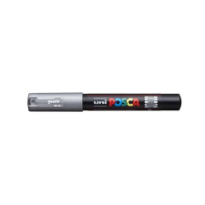 Filctoll UNI Posca PC-1M ezüst filctoll, marker