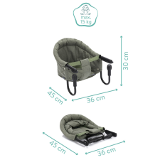 Fillikid etetõszék asztali - Flexi 398-37 zöld melanzs etetőszék