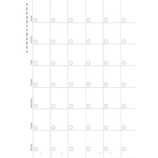 FILOFAX Kalendárium betét, havi tervezõ, bianco, A5, FILOFAX "Clipbook" - NFX345002 (FX-345002) gyűrűs kalendárium betétlap