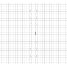 FILOFAX Kalendárium betét, jegyzetlap, personal méret, kockás, filofax, fehér fx-132905 gyűrűs kalendárium betétlap