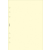 FILOFAX Kalendárium betét, jegyzetlap, personal méret, sima, FILOFAX, krémszín