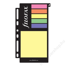 FILOFAX Kalendárium betét, öntapadó jelölőcímke és jegyzet, nagy, FILOFAX, színes (NFX130136) gyűrűs kalendárium betétlap