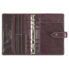 FILOFAX Kalendárium, gyűrűs, betétlapokkal, personal méret, FILOFAX, Malden, okker naptár, kalendárium