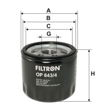 Filtron Filtron OP643/4 olajszűrő olajszűrő