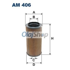 Filtron Légszűrő (AM 406) levegőszűrő