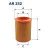 Filtron légszűrő AR 252