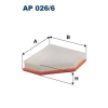 Filtron légszűrő FILTRON AP 026/6