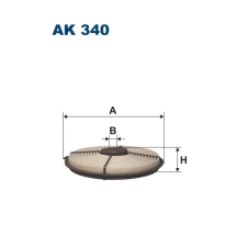 Filtron levegőszűrő AK340 1db levegőszűrő